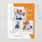 フォトコラージュ結婚THANK's/ベビー/Graduate/ANY ポストカード (正面)