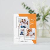 フォトコラージュ結婚THANK's/ベビー/Graduate/ANY ポストカード (スタンド正面)