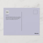 フォトコラージュ結婚THANK's/ベビー/Graduate/ANY ポストカード (裏面)