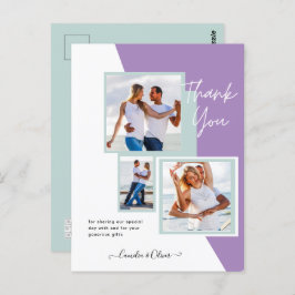 フォトコラージュ結婚THANK's/ベビー/Graduate/ANY ポストカード