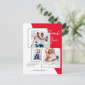 フォトコラージュ結婚THANK's/ベビー/Graduate/ANY ポストカード (スタンド正面)