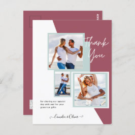 フォトコラージュ結婚THANK's/ベビー/Graduate/ANY ポストカード