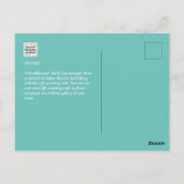 フォトコラージュ結婚THANK's/ベビー/Graduate/ANY ポストカード (裏面)