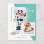 フォトコラージュ結婚THANK's/ベビー/Graduate/ANY ポストカード (正面)