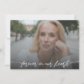 フォトコラージュ葬儀 追悼式の開催 招待状 (裏面)