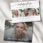 フォトコラージュ葬儀 追悼式の開催 招待状