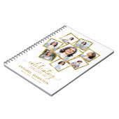 フォトコラージュ記念葬式ゲストブック ノートブック (左側)