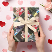 フォトコラージュ誕生日の作成結婚クリスマス ラッピングペーパー