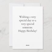 フォトコラージュ誕生日カード – 7フレーム付き青 シーズンカード (裏面)