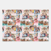 フォトコラージュ誕生日 ラッピングペーパーシート (正面)