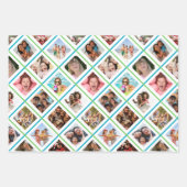 フォトコラージュ誕生日 ラッピングペーパーシート (正面3)