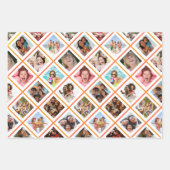 フォトコラージュ誕生日 ラッピングペーパーシート (正面)