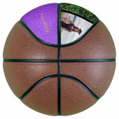 フォトコラージュ金ゴールドパープル卒業バスケットボール バスケットボール (右)