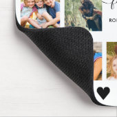 フォトコラージュ黒マウスパッド マウスパッド (コーナー)