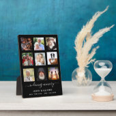 フォトコラージュ黒人追悼式 フォトプラーク (側面)