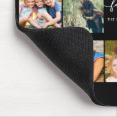 フォトコラージュ黒 マウスパッド (コーナー)