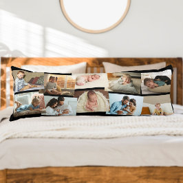 フォトコラージュ10写真モンタージュブラック抱き枕 ボディピロー