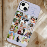 フォトコラージュ12写真グリッド愛の生活 Case-Mate iPhone 14 PLUSケース<br><div class="desc">写真モダンコラージュiphoneケースと12の写真お気に入りの。友人や家族との幸せな思い出に最適な愛する人生と一緒に。写真テンプレートは、写真を自動的に角丸の正方形の形式で表示し、フォトグリッドスタイルにレイアウトする。電話カバーは紫で印刷されているが、デザインツールの色の一部または全部を変更することは歓迎される。iPhone 14 Plus用に設計されているが、他の多くのモデルに適合する。モデもしルチェックを選択し違うて、プレビューで未素晴らしだにデザインが表示され、必要に応じもしてテキスクリックトを調整する(「デザインツールを使用して編集」)。</div>