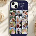 フォトコラージュ12写真グリッド愛の生活 Case-Mate iPhone 14 PLUSケース<br><div class="desc">写真モダンコラージュiphoneケースと12の写真お気に入りの。友人や家族との幸せな思い出に最適な愛する人生と一緒に。写真テンプレートは、写真を自動的に角丸の正方形の形式で表示し、フォトグリッドスタイルにレイアウトする。The Phone cover is printed in dark purple – あなたはデザインツールの任意またはすべての色を変更することを歓迎するが。iPhone 14 Plus用に設計されているが、他の多くのモデルに適合する。モデもしルチェックを選択し違うて、プレビューで未素晴らしだにデザインが表示され、必要に応じもしてテキスクリックトを調整する(「デザインツールを使用して編集」)。</div>
