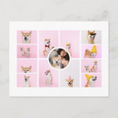 フォトコラージュ13写真パーソナライズされたカスタム ポストカード (正面)