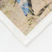 フォトコラージュ16写真Keepsake フリースブランケット (角)