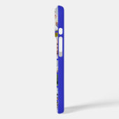 フォトコラージュ16枚フォトモノグラム名紫 Case-Mate iPhoneケース (裏面 / 左)