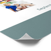 フォトコラージュ16 16パーソナライズされた誕生日 ポスター (角)