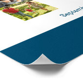 フォトコラージュ18 18パーソナライズされた誕生日 ポスター (角)