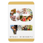 フォトコラージュ18 Happy 18誕生日 マグネット (縦)