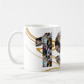 フォトコラージュ19年のアニバーサリーギフトby year co コーヒーマグカップ (左)