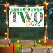 フォトコラージュ2ラッキーカスタム2nd誕生日パーティー 横断幕