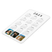 フォトコラージュ2025年カレンダー磁石 マグネット (左側)