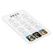 フォトコラージュ2025年カレンダー磁石 マグネット (右側)