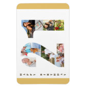 フォトコラージュ21歳おめでとう21歳の誕生日 マグネット (縦)