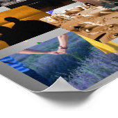 フォトコラージュ21歳の誕生日パーティー ポスター (角)