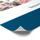 フォトコラージュ21 パーソナライズされた 21歳の誕生日 ポスター (角)