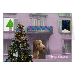 フォトコラージュ3ウィンドウ メリークリスマスカード