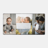フォトコラージュ3家族 デスクマット (キーボード&マウス)