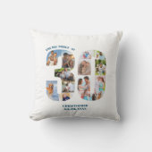 フォトコラージュ30歳の誕生日パーソナライズされた記念 クッション (正面)