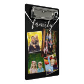 フォトコラージュ4写真カスタムファミリーをテーマ ミニクリップボード (アングル)