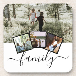 フォトコラージュ4画像カスタムパーソナライズされた コースター