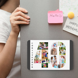 フォトコラージュ40歳 – 40歳の誕生日 マグネット