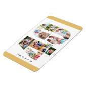 フォトコラージュ40番 – 40th Birthday Neutral マグネット (左側)