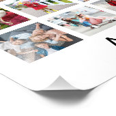 フォトコラージュ45枚パーソナライズされた白 フォトプリント            (角)