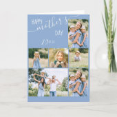 フォトコラージュ6写真マザーズデイカード シーズンカード (正面)