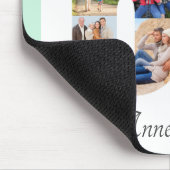 フォトコラージュ60誕生日第60ミント マウスパッド (コーナー)