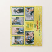 フォトコラージュ6 Imgライブラブ学ー笑い黄金 ジグソーパズル (縦)