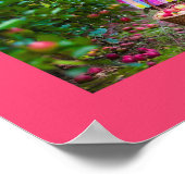 フォトコラージュ7最高の写真マママエバーピンク ポスター (角)