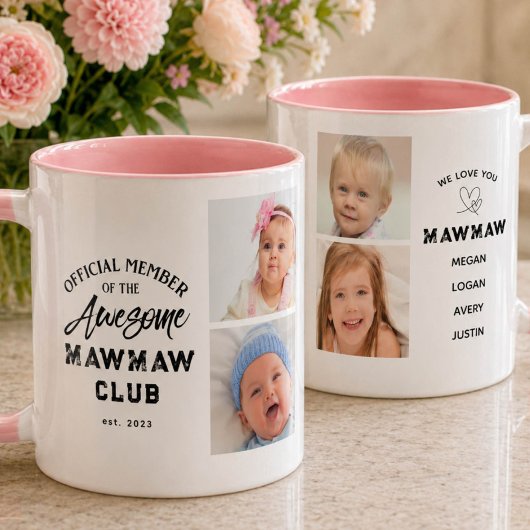 フォトコラージュ すごいMAWMAWマグカップ マグカップ