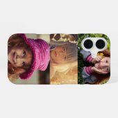 フォトコラージュ カスタム iPhone カーゼ 16ケース (裏面横)